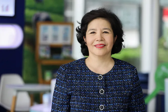 Bà Mai Kiều Liên sinh ra tại Pháp, Thành viên HĐQT kiêm Tổng Giám đốc Vinamilk, là nữ doanh nhân quyền lực thường được nhắc đến như “Nữ tướng ngành sữa Việt Nam” ẢNH 01B.JPG