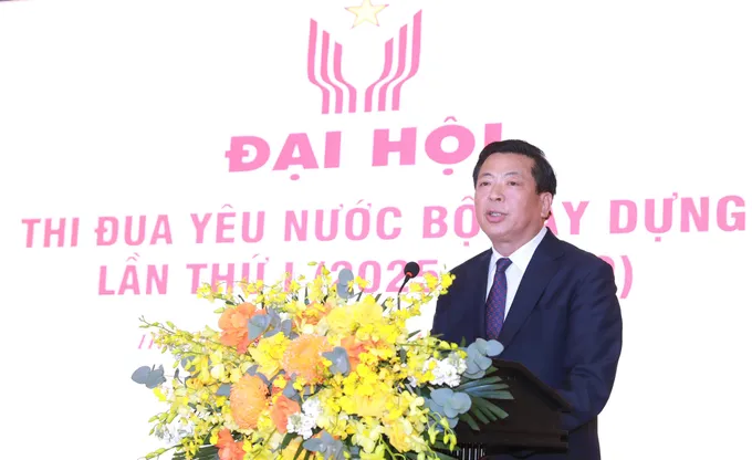 Bộ trưởng Bộ Xây dựng Trần Hồng Minh phát biểu khai mạc đại hội 1000012830.jpg