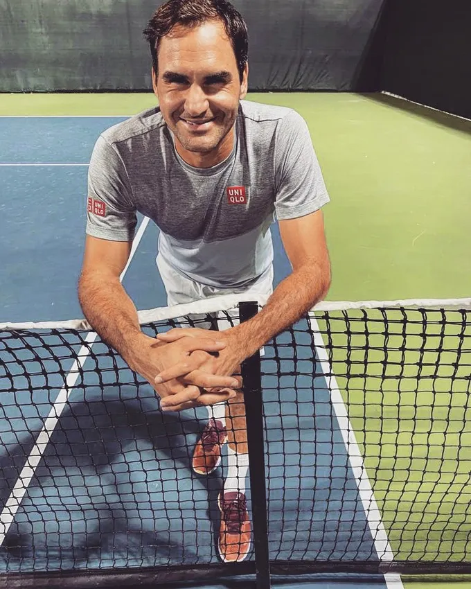 Hình ảnh Federer đếm ngược đến Qatar Open trên Twitter