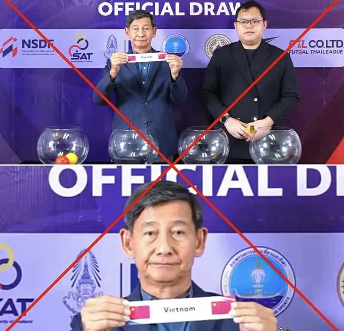 VFF gởi văn bản đề nghị AFF và FAT làm rõ sự cố hiển thị sai quốc kỳ Việt Nam tại Lễ bốc thăm Giải vô địch futsal U19 và U16 Đông Nam Á 2025.