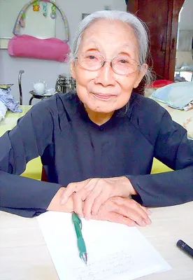 Mẹ Việt Nam anh hùng Bùi Thị Mè.