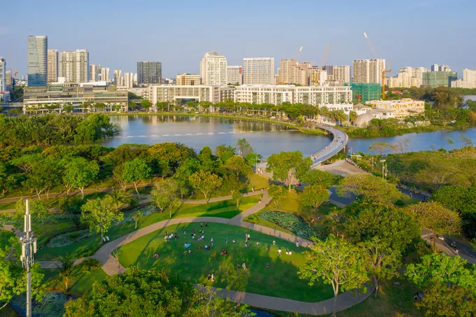 Công viên hồ Bán Nguyệt (Khu đô thị Phú Mỹ Hưng), quận 7, TPHCM K3a.jpg