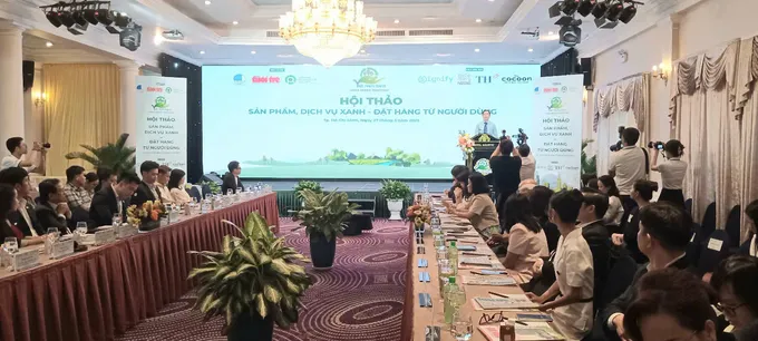 Quang cảnh buổi hội thảo. Ảnh: MINH HẢI z6447396500972_7fe2f9314378928e3e8a835121350b2a.jpg