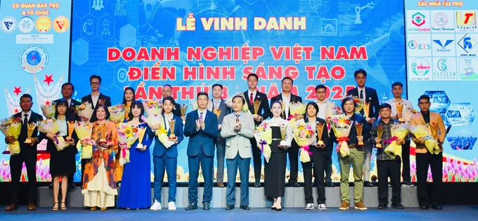 Các doanh nghiệp được vinh danh “Doanh nghiệp Việt Nam điển hình sáng tạo” năm 2025