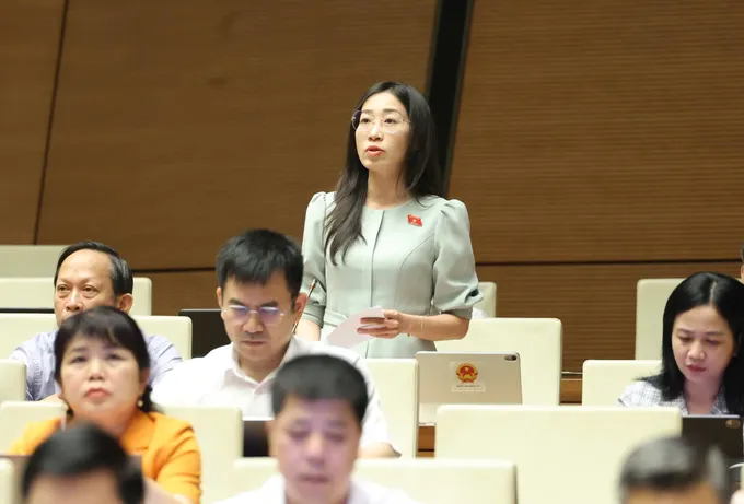 ĐB Hoàng Thị Thanh Thúy (Tây Ninh). Ảnh: QUANG PHÚC ĐB Hoàng Thị Thanh Thúy (Tây Ninh). Ảnh: QUANG PHÚC