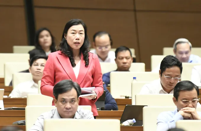 ĐB Triệu Lệ Khánh (TPHCM). Ảnh: QUANG PHÚC ĐB Triệu Lệ Khánh (TPHCM). Ảnh: QUANG PHÚC