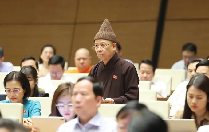 Hòa thượng Thích Thanh Quyết (Quảng Ninh). Ảnh: QUANG PHÚC Hòa thượng Thích Thanh Quyết (Quảng Ninh). Ảnh: QUANG PHÚC