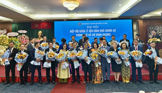 Ban chấp h&agrave;nh HCMO nhiệm kỳ 2026-2031 ra mắt đại hội. Ảnh: THANH HIỀN