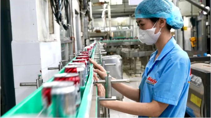 胡志明市新光明贸易有限公司(Bidrico)生产链。图自《西贡解放报》