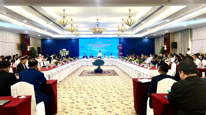 UBND tỉnh Gia Lai tổ chức chương trình gặp mặt doanh nghiệp và nhà đầu tư tại TPHCM. Ảnh: MINH XUÂN