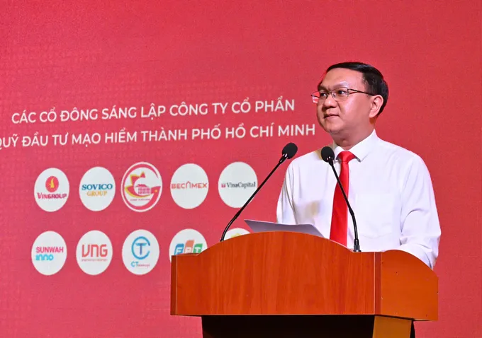 Giám đốc Sở KH-CN TPHCM Lâm Đình Thắng phát biểu. Ảnh: VIỆT DŨNG IMG_0124.jpeg