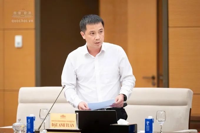 Ông Đậu Anh Tuấn, Phó Tổng Thư ký, Trưởng Ban Pháp chế Liên đoàn Thương mại và Công nghiệp Việt Nam. Ảnh: CỔNG THÔNG TIN ĐIỆN TỬ QUỐC HỘI ĐẬU ANH TUẤN.jpg
