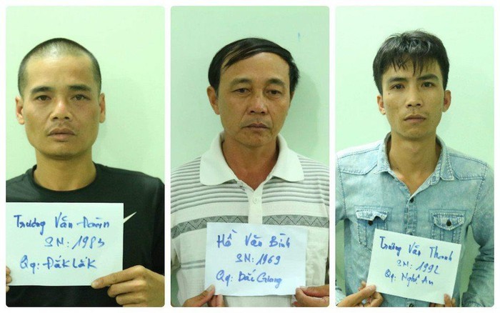 被拘捕的3名涉案嫌犯。（圖源：真誠）