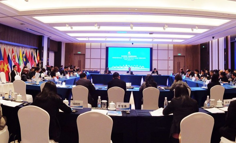 中國-東盟各國高官相聚南寧討論第十六屆東博會籌備工作。