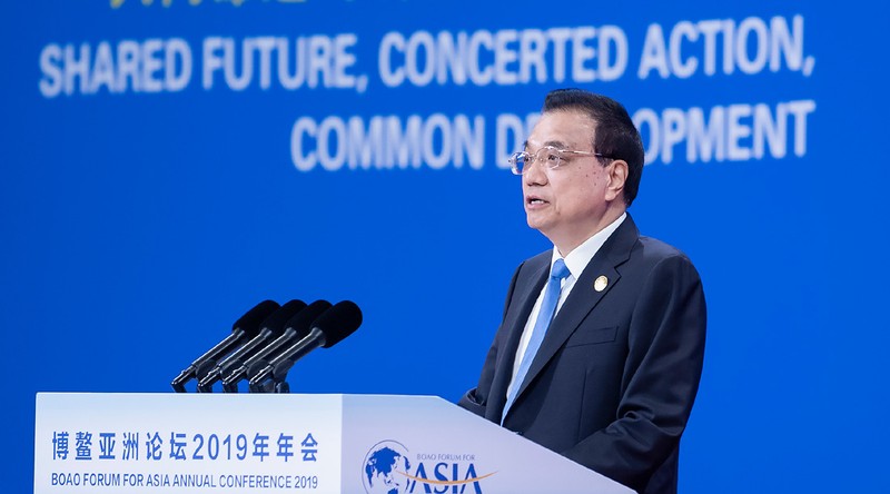 中國國務院總理李克強出席博鼇亞洲論壇2019年年會開幕式並發表主旨演講。（圖源：新華社）