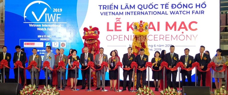 圖為2019年越南鐘錶國際展覽會(VIWF)開幕式。