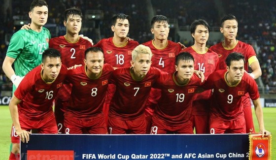 越南國足隊。（圖源：互聯網）