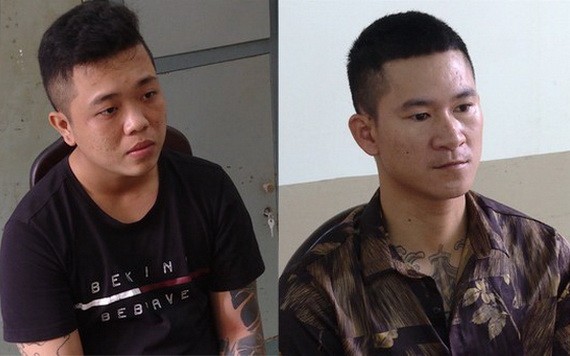 2名涉事嫌犯被捕，左圖為謝金慶，右圖為阮光成。（圖源：瓊江）