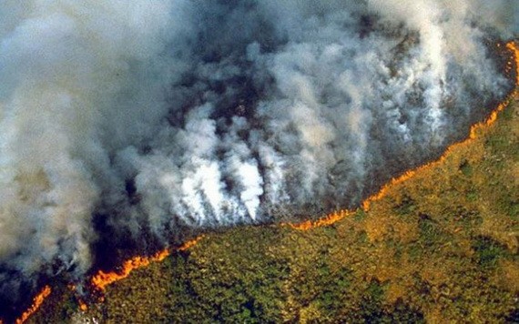 2020年，巴西亞馬遜地區發生10萬3000多起火災，比上一年增加近16%。（圖源：互聯網）
