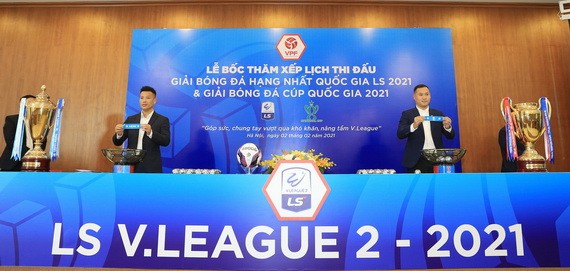 2021年越南足球乙級聯賽及國家盃足球賽分組抽籤儀式