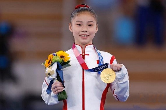 中國選手獲女子平衡木項目金牌