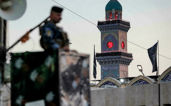 伊拉克巴格達加強安全警戒。（圖源：AFP）