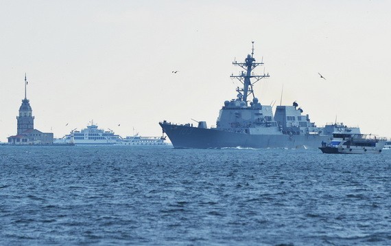 烏克蘭海軍與美國、土耳其和羅馬尼亞海軍在黑海舉行聯合演習。（圖源：IANS）