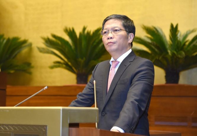 中央經濟部長陳俊英在會議上發言。（圖：光福）