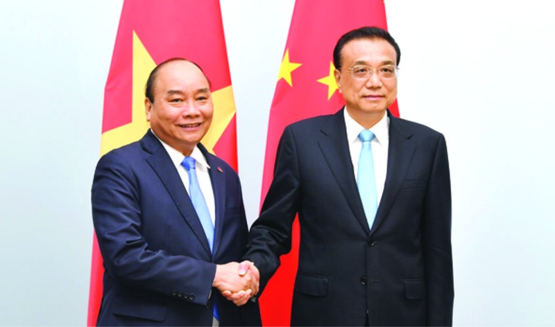 政府總理阮春福會見中國國務院總理李克強。