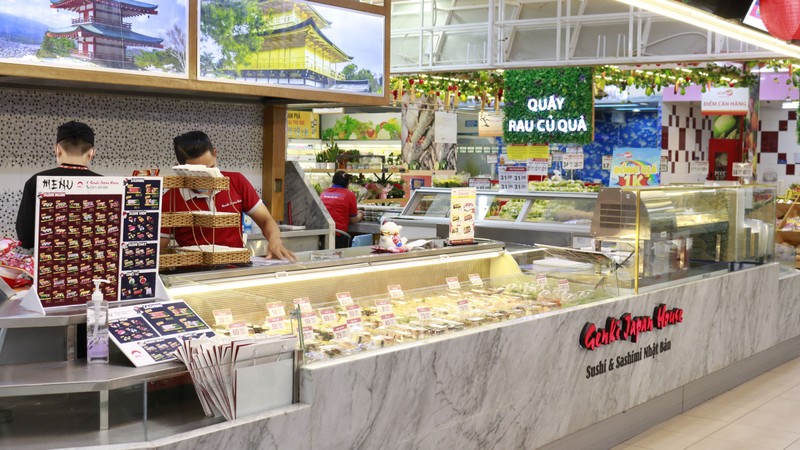 Satramart Siêu thị Sài Gòn đưa vào hoạt động quầy sushi tự chọn ...