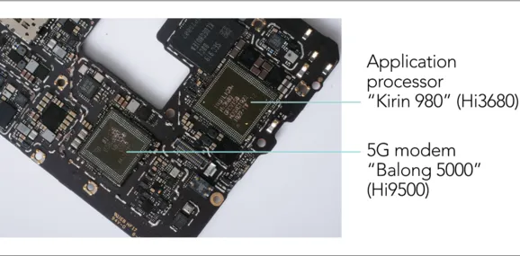 Inside Huawei's first 5G phone: Teardown reveals rush to innovate ảnh 5 Inside Huawei's first 5G phone: Teardown reveals rush to innovate ảnh 5