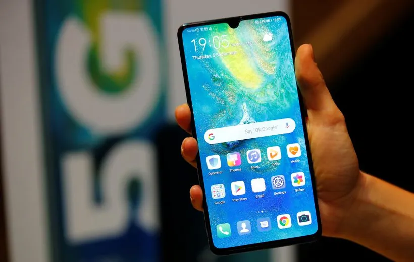 Huawei Technologies' Mate 20 X(5G) is the Chinese telecom equipment maker's first 5G-ready phones. © Reuters