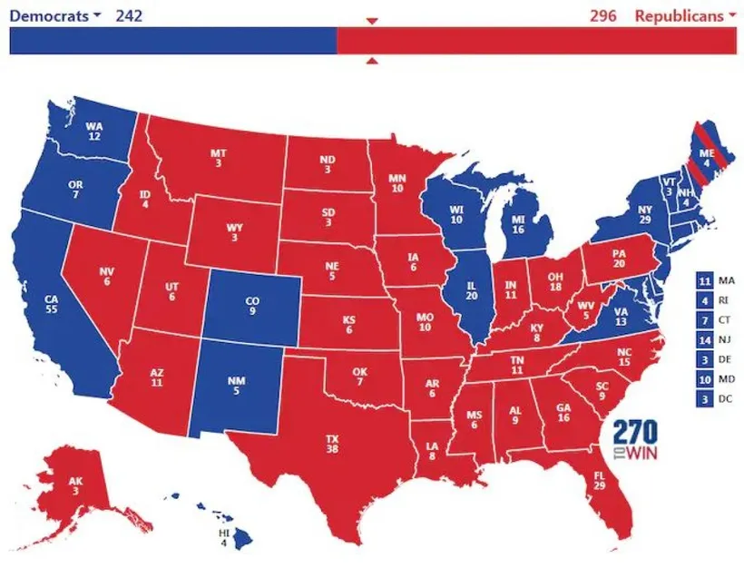 Bầu cử Mỹ 2020: 3 kịch bản ông Trump giành chiến thắng phiếu đại cử tri ảnh 5 Nguồn: Washington Post