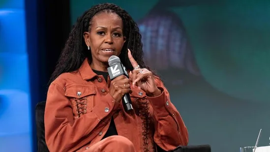 Michelle Obama said her decision to step down was seen as a reflection of her marriage to Barack Obama.