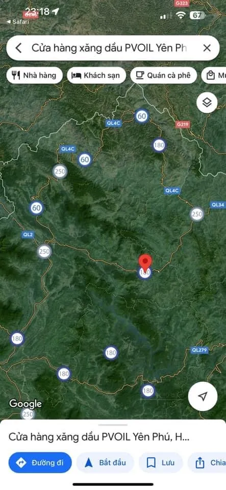 Người dùng chia sẻ mật độ và cách tìm trạm sạc tại Hà Giang (Nguồn: Facebook Lê Quang Lâm). Anh 2 (9).jpg