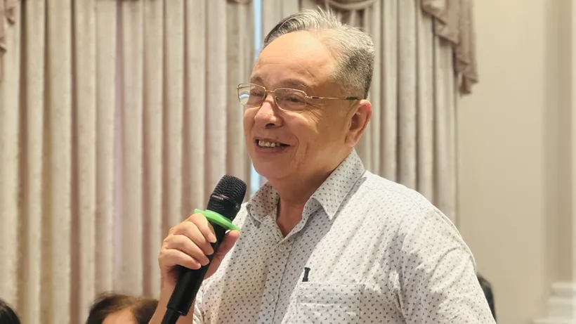 Doanh nghiệp nêu ý kiến tại hội nghị. Ảnh: Đình Dư image_123650291 (1).JPG