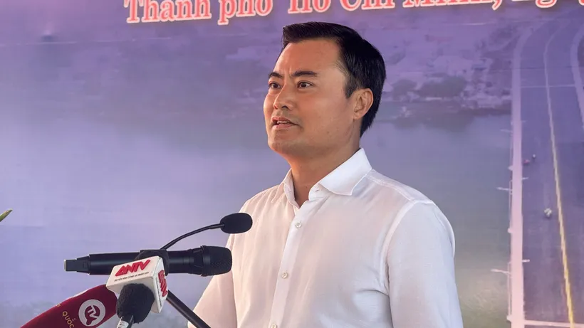 Phó Chủ tịch UBND TPHCM Bùi Xuân Cường phát biểu. Ảnh: Đình Dư 6ad4d59c5a06e758be17.jpg