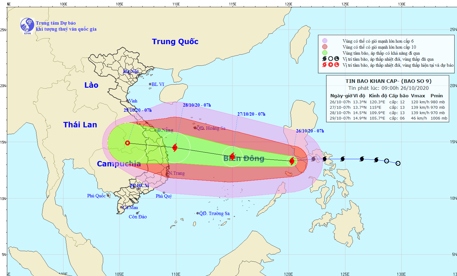 Storm Molave set to bring torrential rain, blustery winds to Central provinces ảnh 1