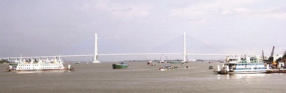 Vam Cong bridge open to traffic in Mekong Delta ảnh 10