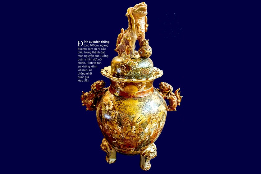 Triều đại tướng quân trên gốm SATSUMA ảnh 3