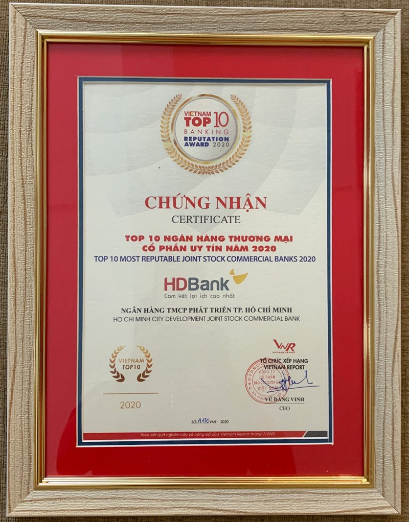 HDBank - Top 5 ngân hàng thương mại tư nhân uy tín 2020 ảnh 1