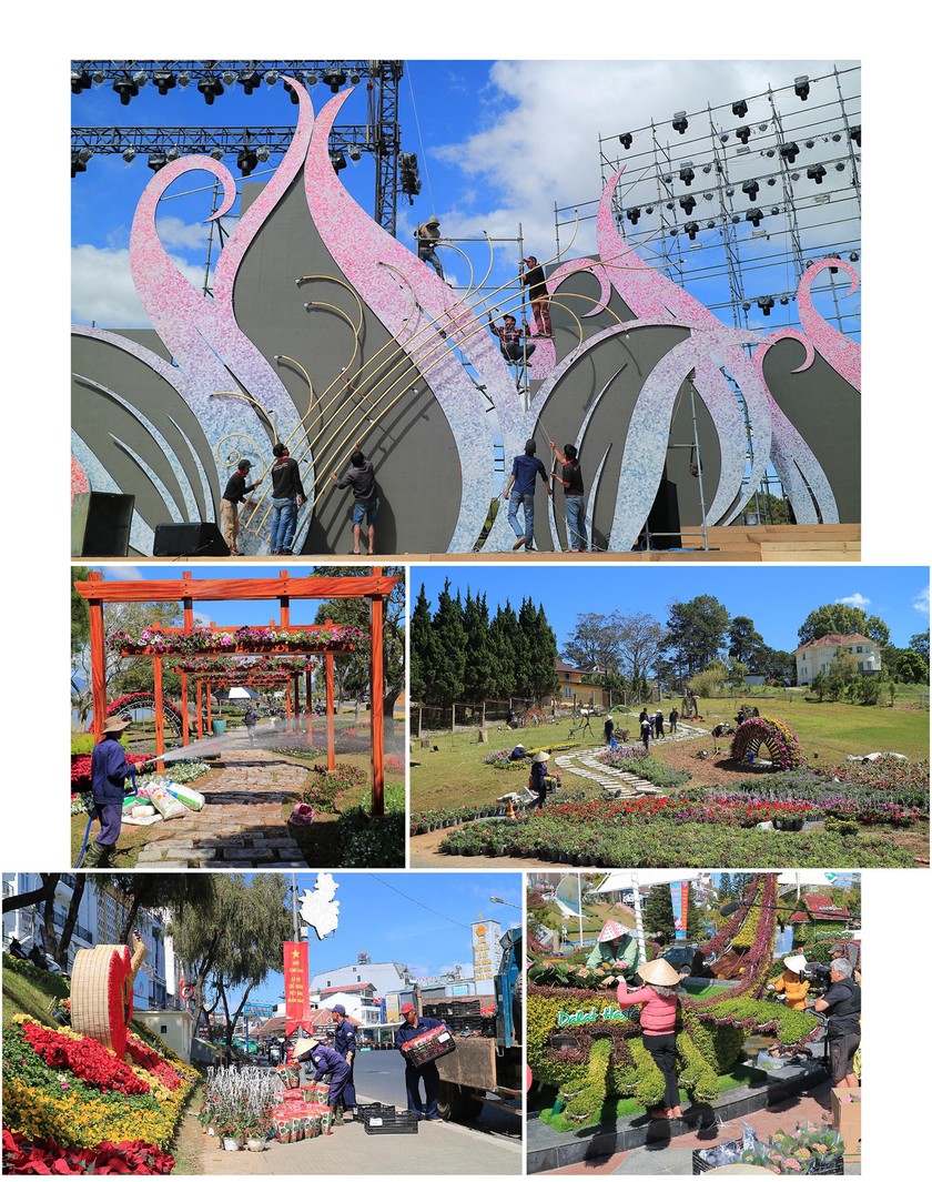Lam Dong province ready for upcoming Da Lat Flower Festival ảnh 6