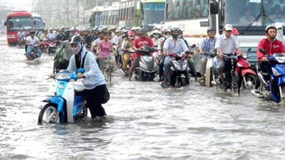 Weather forecaster warns flooding in Dong Nai River, high tide