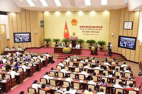 At the  sixth session of the 15th Hanoi People’s Council on July 5 (photo: SGGP)