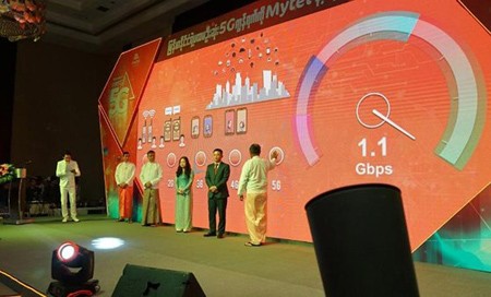 Mytel officially introduced the first 5G network in Myanmar on August 5