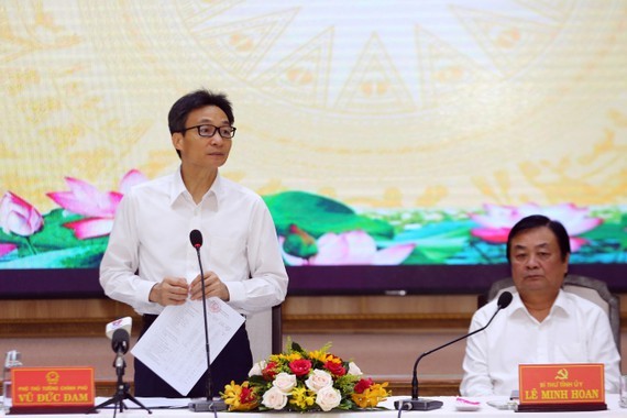 Deputy Prime Minister Vu Duc Dam  at the meeting (Photo: SGGP)