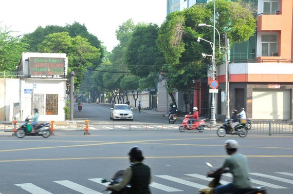 The section connecting Phan Thuc Duyen street and Tran Quoc Hoan street (Photo: SGGP)