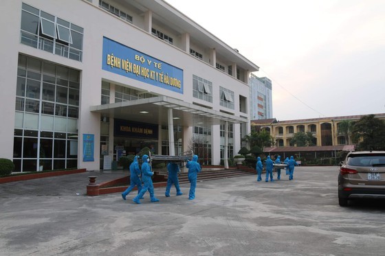 One of the field hospitals in Hai Duong (Photo: SGGP)