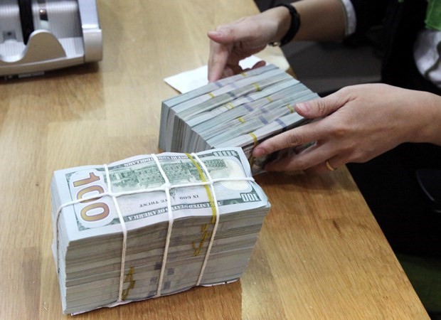 The State Bank of Vietnam set the daily reference exchange rate at VND 23,125 per US$ on February 22. (Photo: VNA)