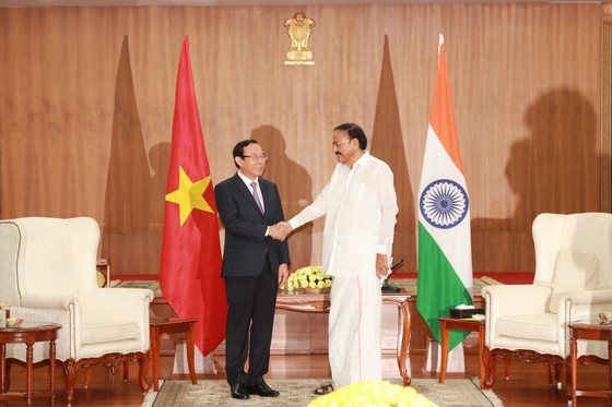 Secretary of HCMC Party Committee meets Indian Vice President ảnh 1 Secretary of HCMC Party Committee meets Indian Vice President ảnh 1